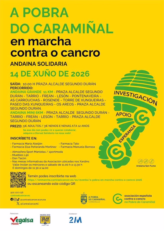 En Marcha Contra o Cancro (2026)  en A Pobra do Caramiñal en A Pobra do Caramiñal