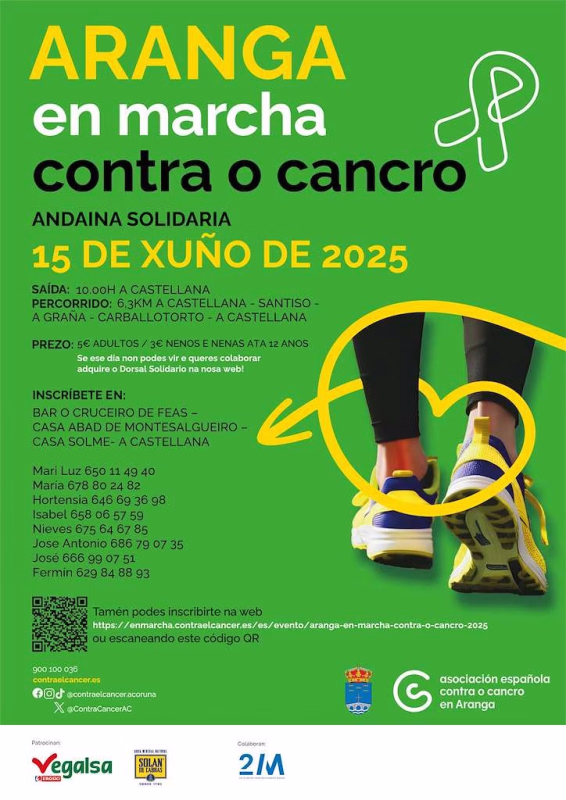 En Marcha Contra o Cancro  en Aranga en Aranga