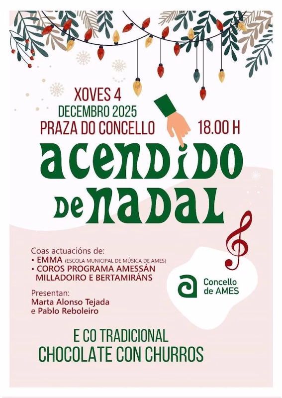 Encendido de las Luces de Navidad  en Ames en Ames