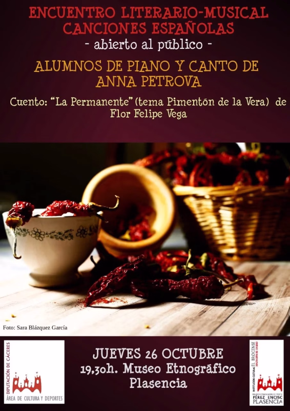 Encuentro Literario-Musical en Plasencia en Plasencia