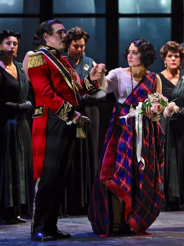 Ensayo general de la ópera 'Lucia di Lammermoor' en Pamplona