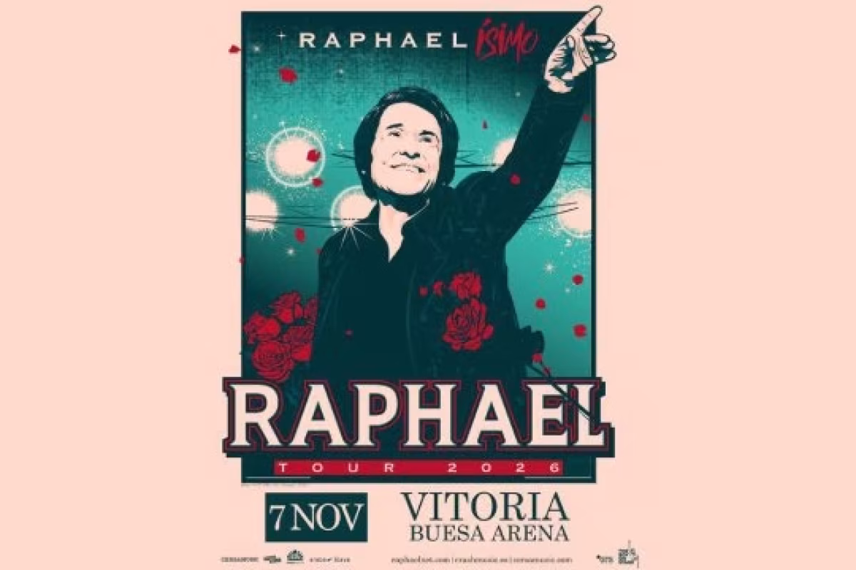 Entradas RAPHAEL (7 de noviembre - Buesa Arena) en Vitoria-Gasteiz