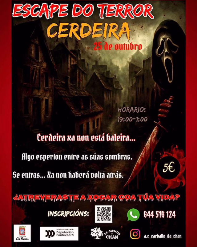 Escape do Terror de Cerdeira  en As Neves en As Neves