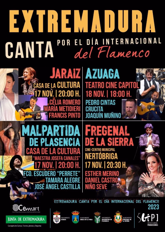 Extremadura Canta 2023 Flamenco en Malpartida de Plasencia en Malpartida de Plasencia