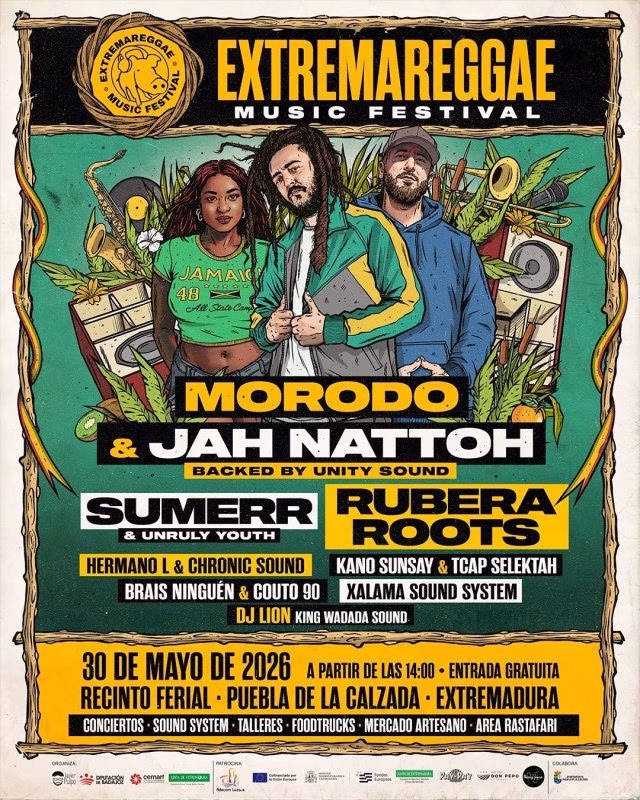 Extremareggae Music Festival 2026 en Cordobilla de Lácara