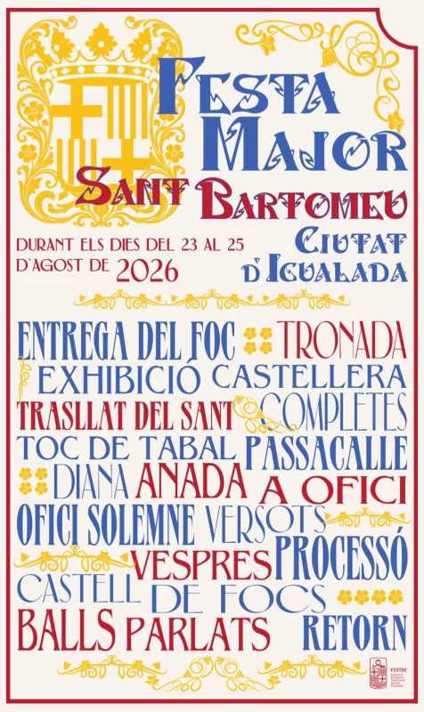 Festa Major de Sant Bartomeu d'Igualada en Igualada