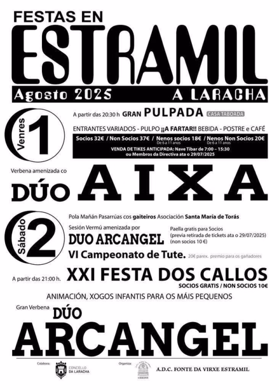 Festas de Estramil - XXI Festa dos Callos en A Laracha en A Laracha