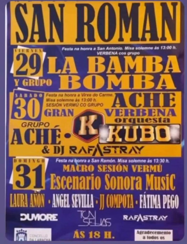 Festas de San Román en A Laracha en A Laracha
