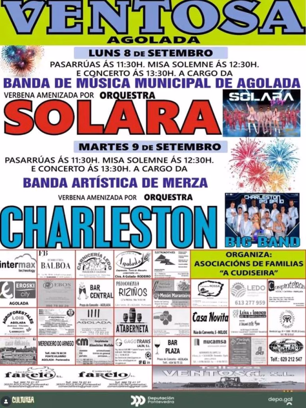 Festas do Faro de Ventosa en Agolada en Agolada