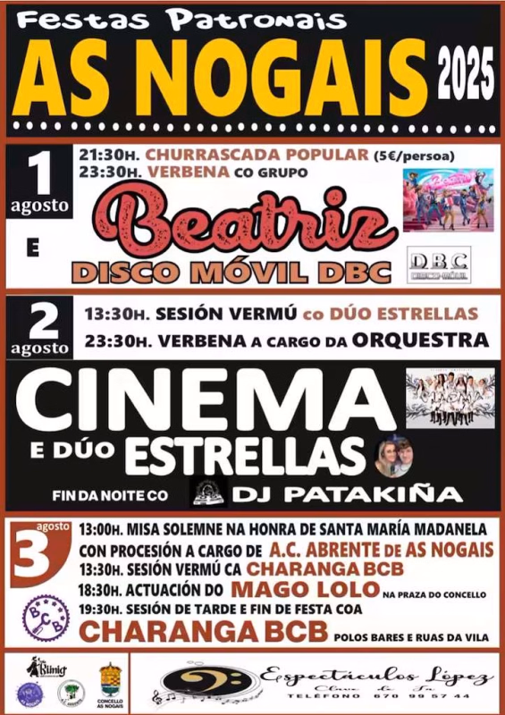 Festas Patronais en As Nogais en As Nogais