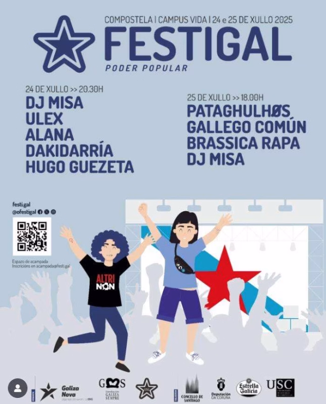 Cartel de Festigal (2026) en Santiago de Compostela en Santiago de Compostela