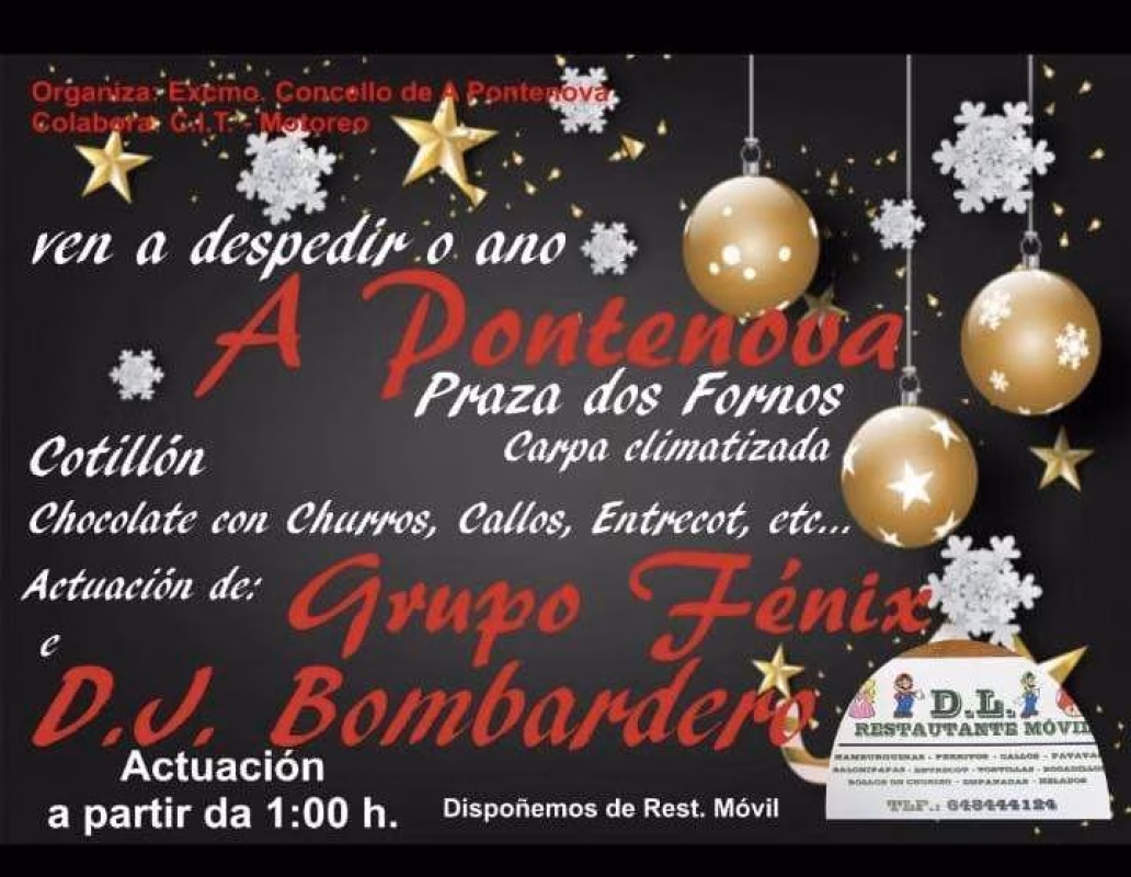 Fiesta de Año Nuevo en A Pontenova en A Pontenova