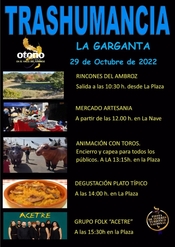 Fiesta de la Transhumancia 2022 en La Garganta en La Garganta