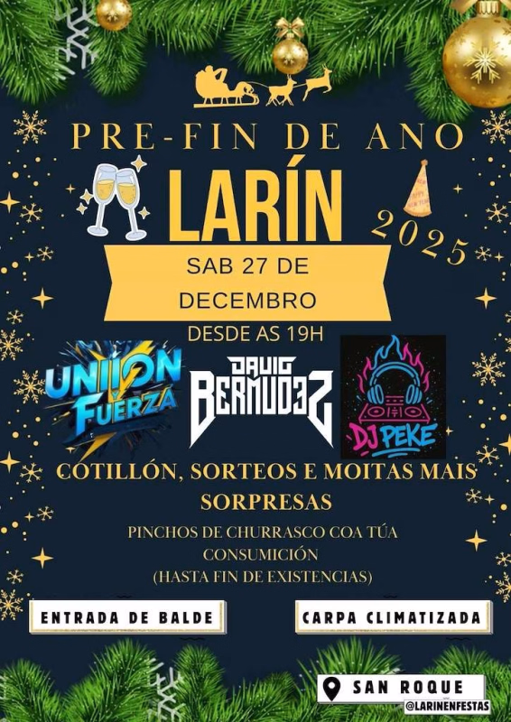 Fiesta Pre Fin de Año de Larín en Arteixo en Arteixo