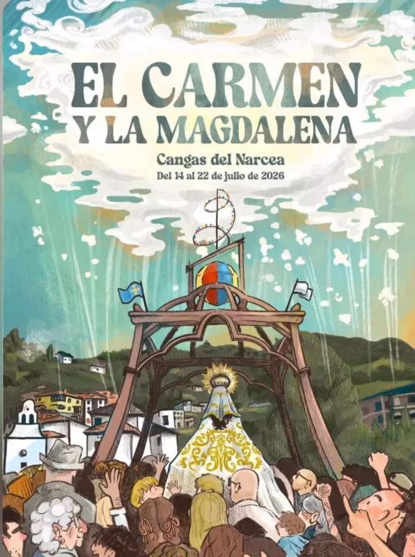 Fiestas de El Carmen y la Magdalena 2026 en Cangas del Narcea en Cangas
