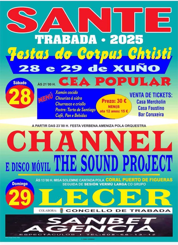 Fiestas en Trabada, ferias, romerías y festivales de Trabada en Trabada