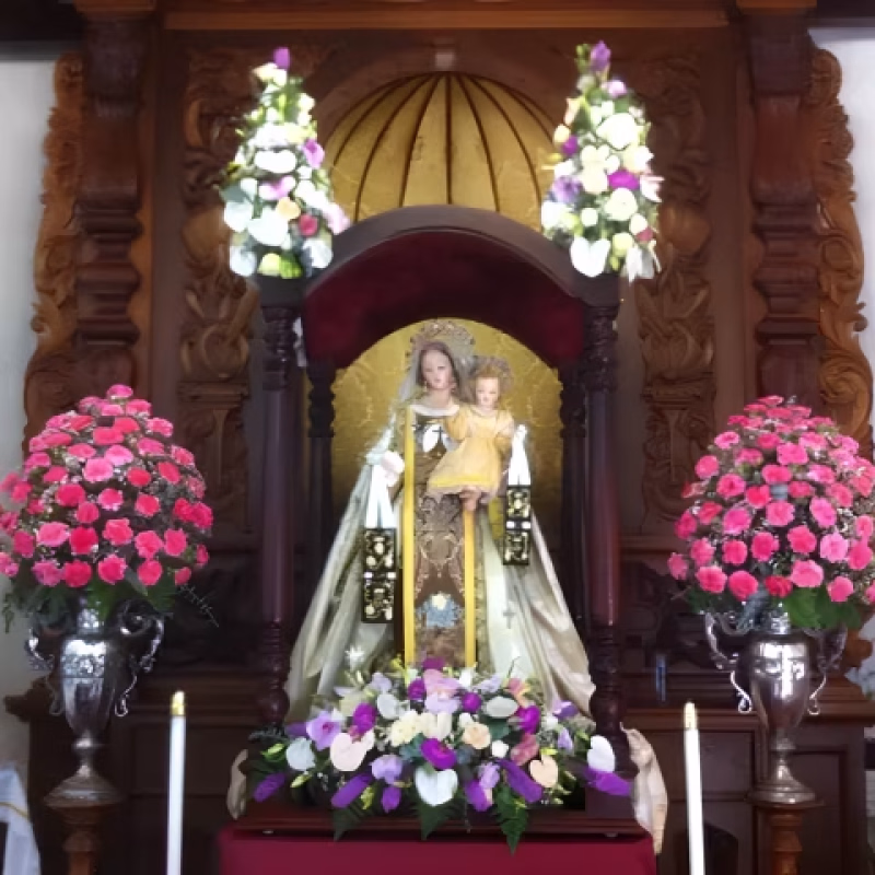Fiestas Lustrales: Bajada de la Virgen del Carmen en Vallehermoso
