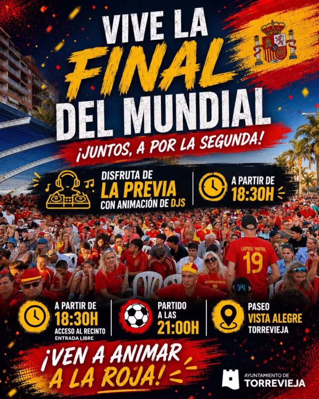 Final de Mundial de fútbol 2026 en Torrevieja en Torrevieja