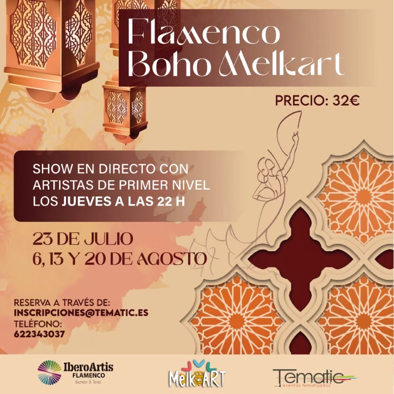 Flamenco Boho Melkart en Chiclana de la Frontera
