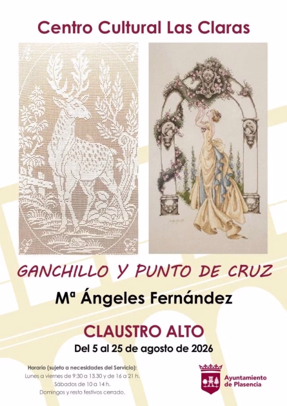 GANCHILLO Y PUNTO DE CRUZ - Mª ÁNGELES FERNÁNDEZ en Plasencia