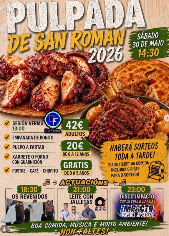 Gran Pulpada de San Román (2026) en A Laracha en A Laracha