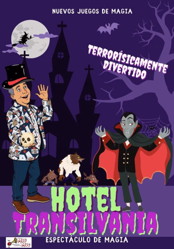 Hotel Transilvania (maxia de "terror") - Moc Moc Mago Charly Braun en Pontedeume