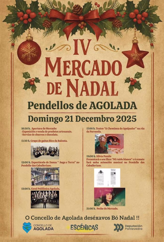 IV Mercado de Navidad en Agolada en Agolada