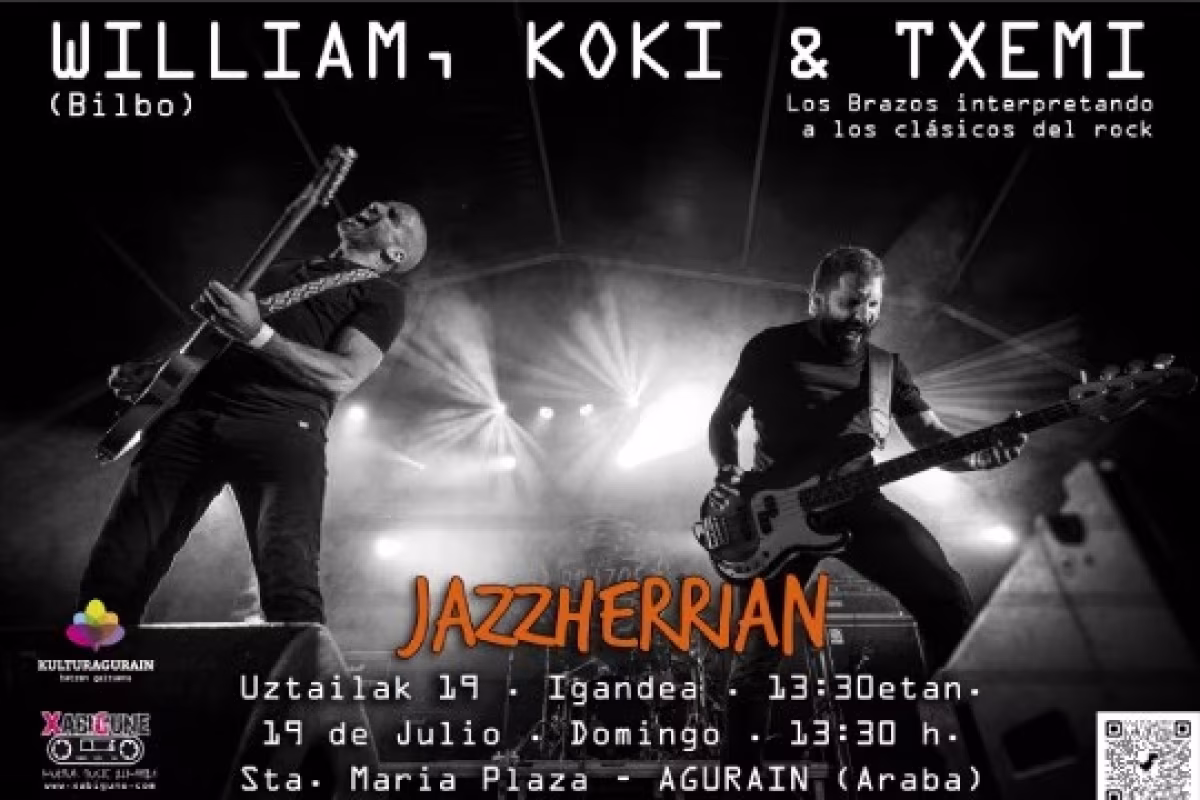 JazzHerrian 2026: William, Koki & Txemi de Los Brazos en Salvatierra