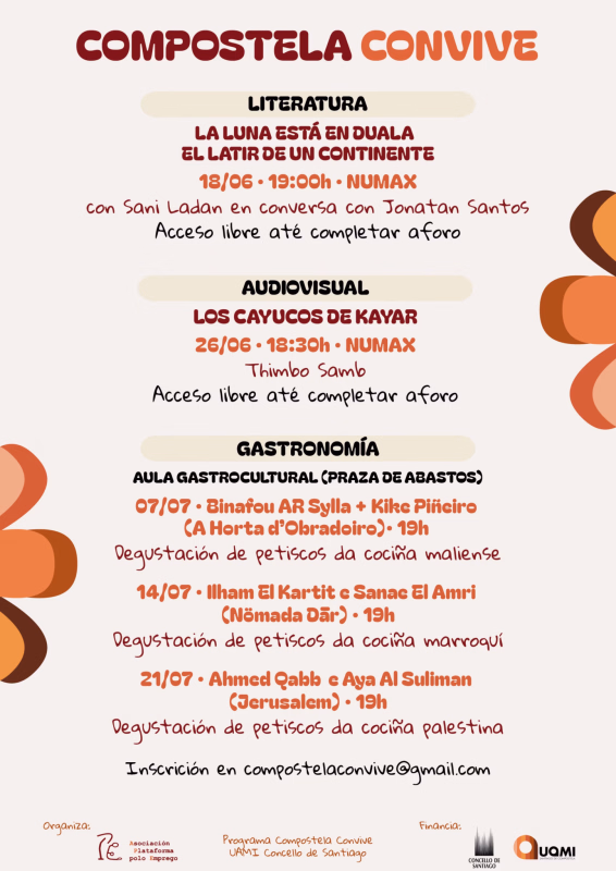 Jornadas Gastronómicas Compostela Convive: Cocina de Malí en Santiago de Compostela