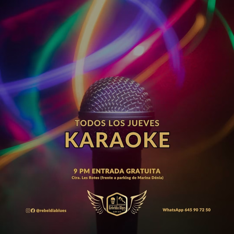 Karaoké en Rebeldía Blues en Dénia