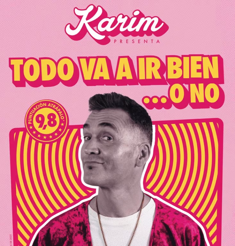 Karim 'Todo va a ir bien...o no' en Santiago de Compostela