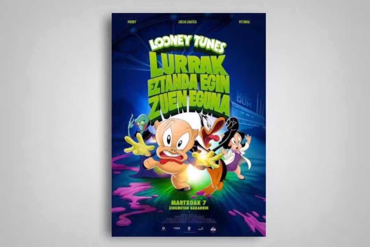 "Looney Tunes: Lurrak eztanda egin zuen eguna" en Orio