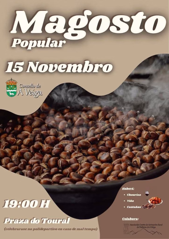 Magosto  en A Veiga en A Veiga