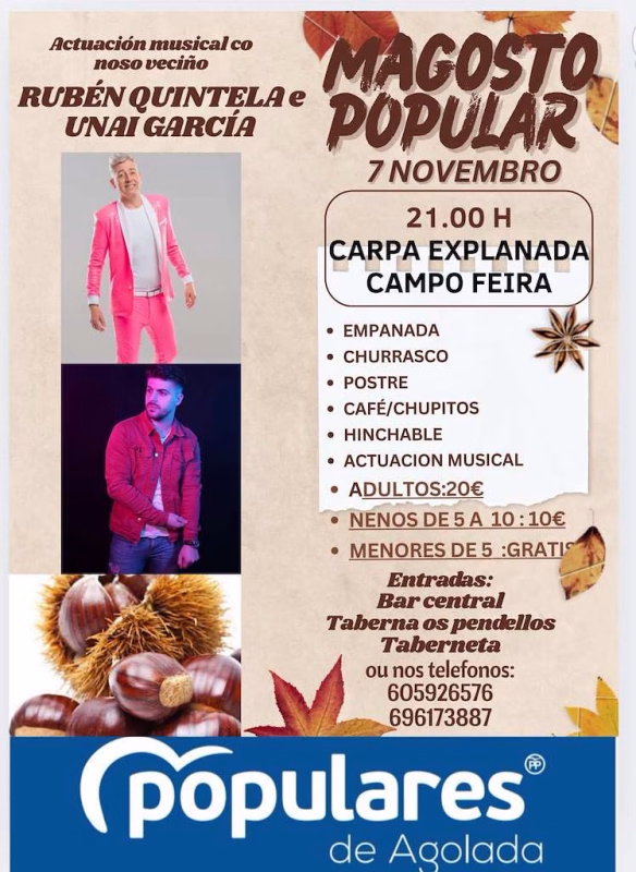 Magosto Popular en Agolada en Agolada
