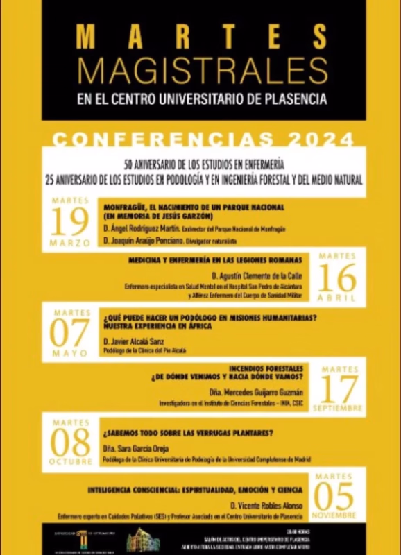 Martes Magistrales en Plasencia en Plasencia