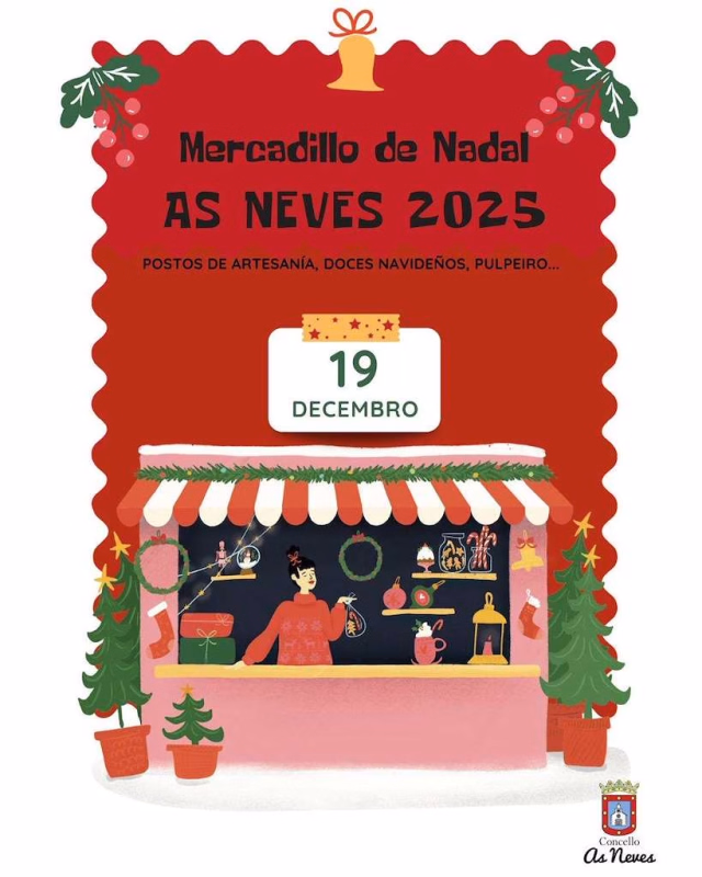 Mercado de Navidad  en As Neves en As Neves
