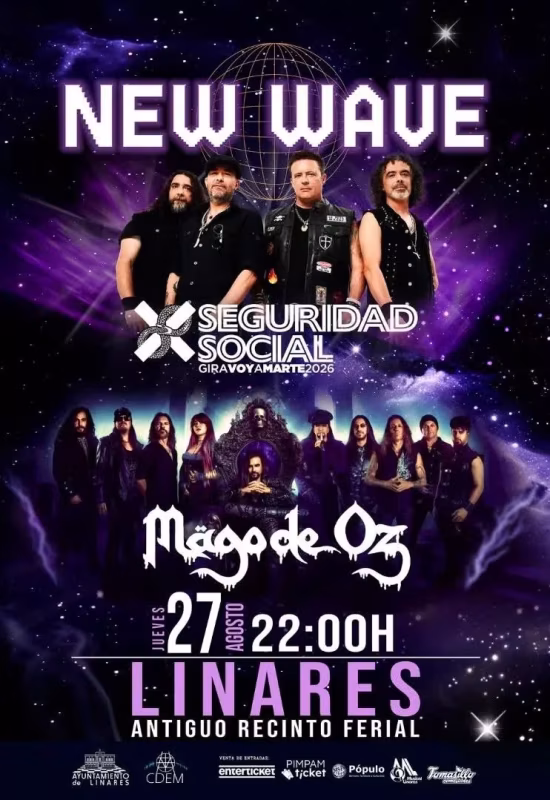 New Wave: Con Mago de Oz y Seguridad Social en Linares