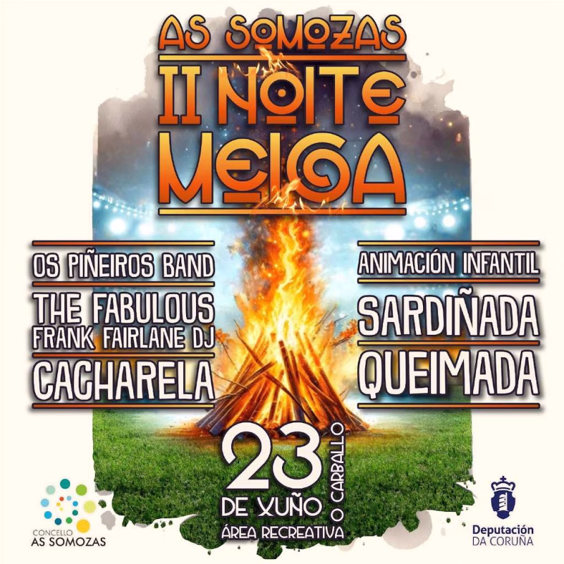 Noite de San Xoán en As Somozas en As Somozas