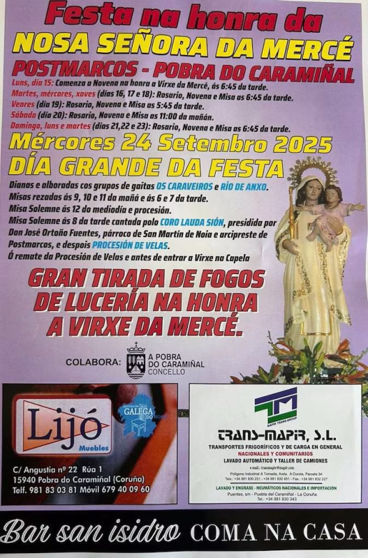 Nosa Señora da Mercé de Postmarcos (2026) en A Pobra do Caramiñal en A Pobra do Caramiñal