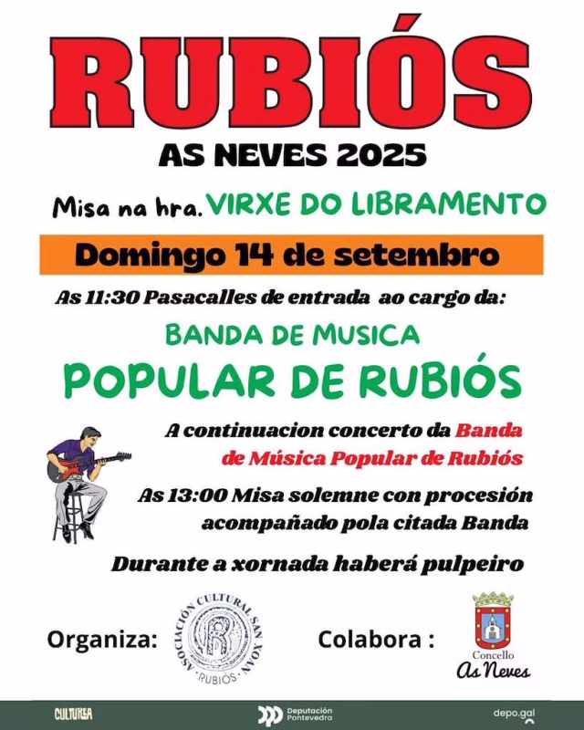 Nosa Señora do Libramento de Rubiós  en As Neves en As Neves