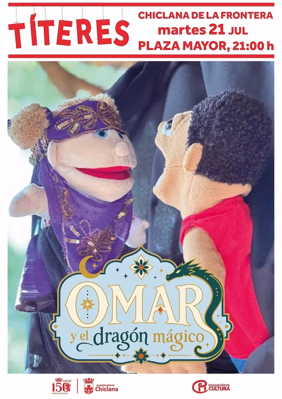 Omar y el dragón mágico en Chiclana de la Frontera