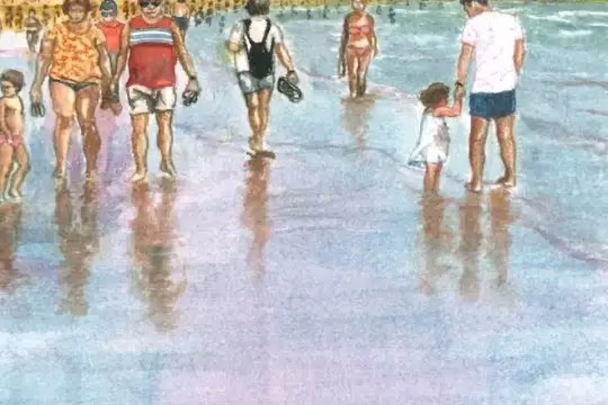 "Paseando por la playa", exposición de Carlos Francés Corrales en Vitoria-Gasteiz
