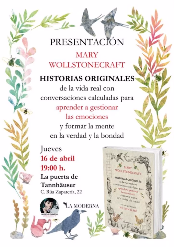Presentación de Historias Orignales de Mary Wollstonecraft en Plasencia