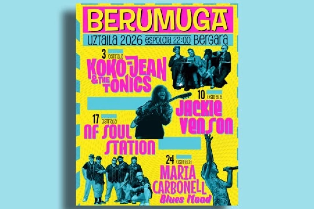 Programa Ciclo de Música Berumuga 2026 en Bergara