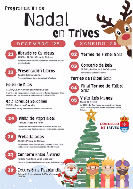 Programa de Navidad – Cabalgata de Reyes en A Pobra de Trives en A Pobra de Trives