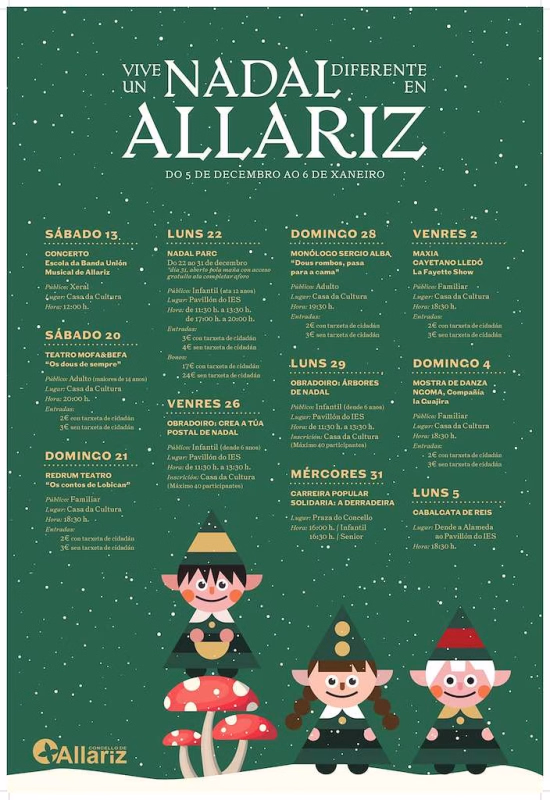 Programa de Navidad – Cabalgata de Reyes en Allariz en Allariz