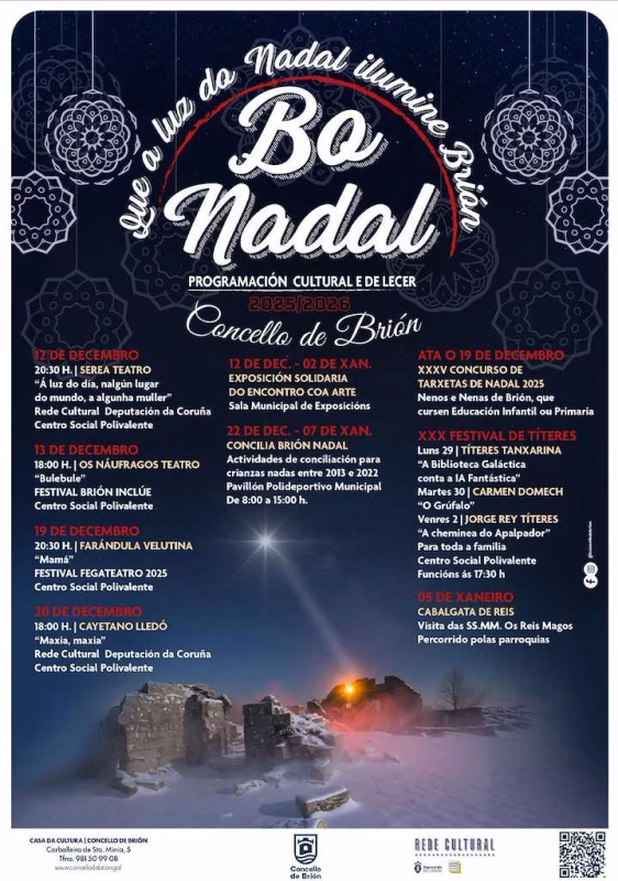 Programa de Navidad – Cabalgata de Reyes en Brión en Brión