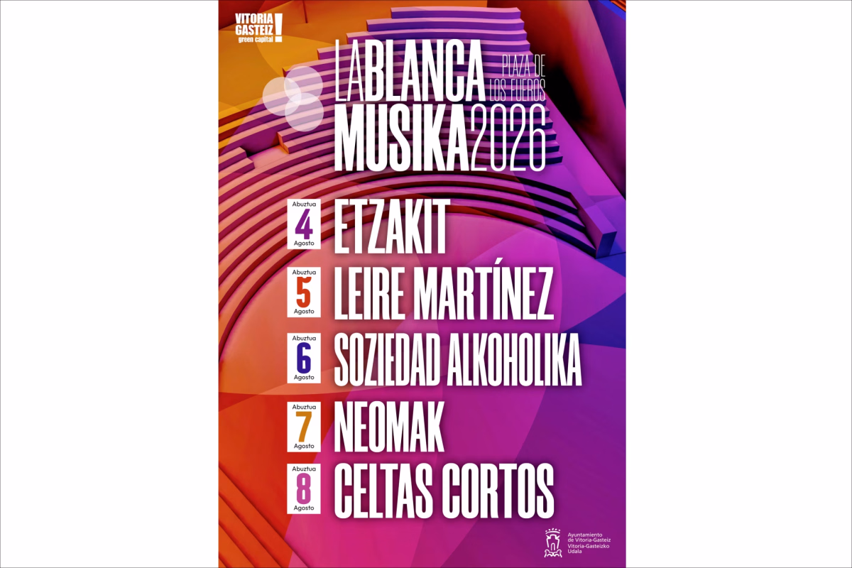 Programa Fiestas de La Blanca 2026 en Vitoria-Gasteiz en Vitoria-Gasteiz