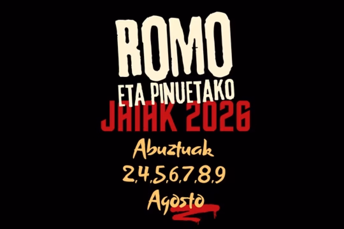 Programa Fiestas de Romo y Pinueta 2026 en Getxo