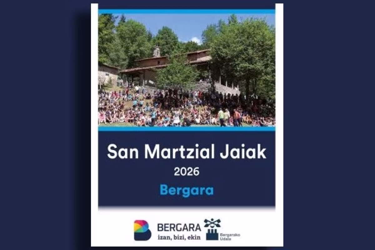 Programa Fiestas San Marcial 2026 en Bergara en Bergara